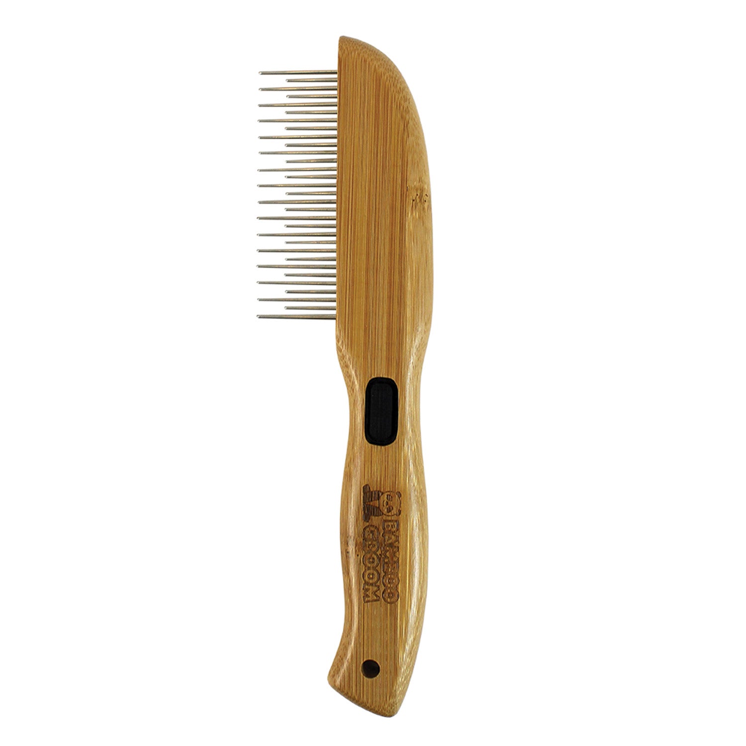 Bamboo Groom Rotating Pin Comb with 31 Rounded Pins