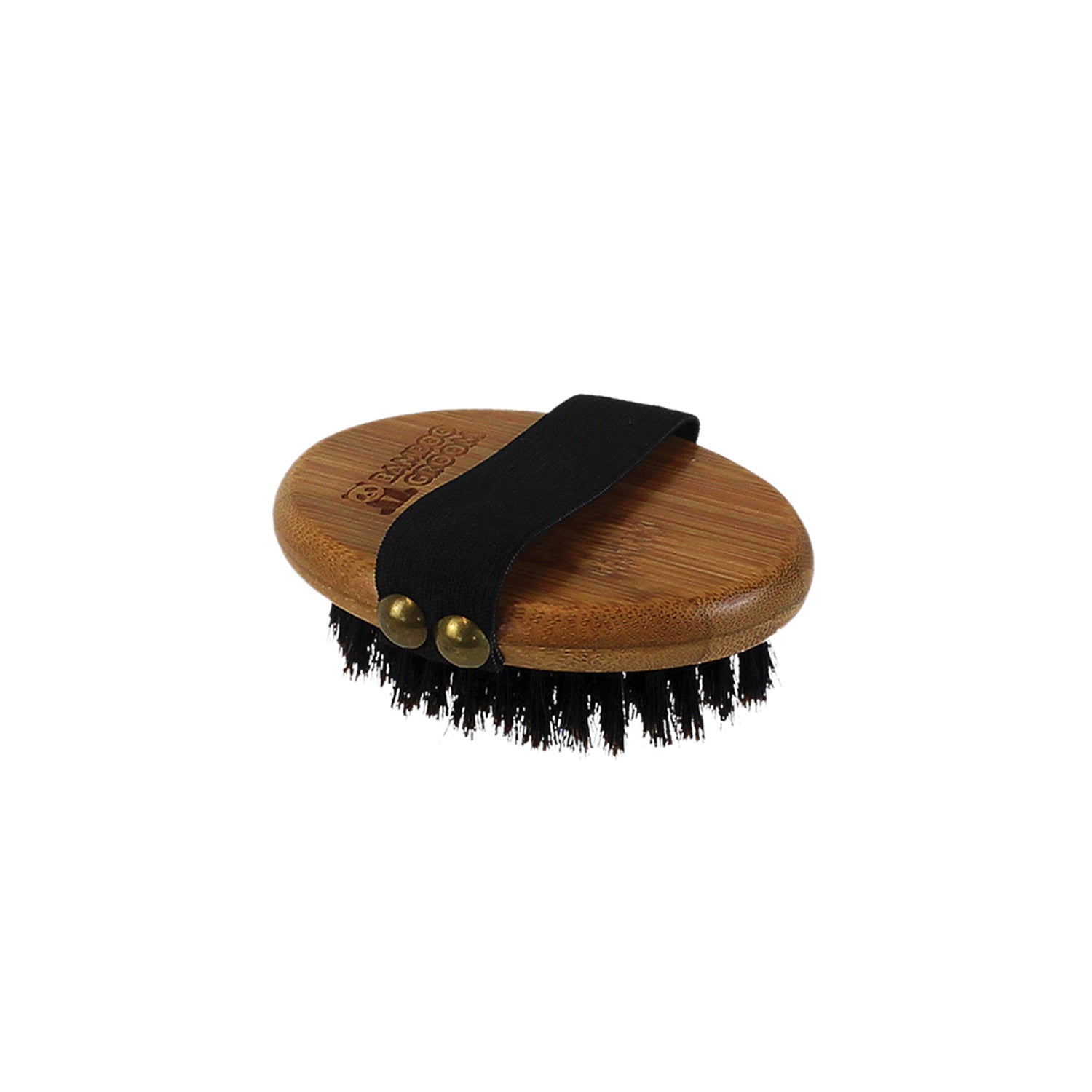 Bamboo Groom Palm Brush with Boar Bristles