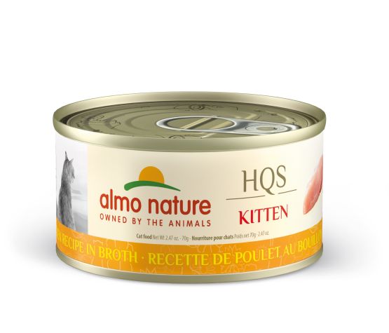 Almo Nature Hqs Natural Kitten - Chicken Recipe In Broth 70g