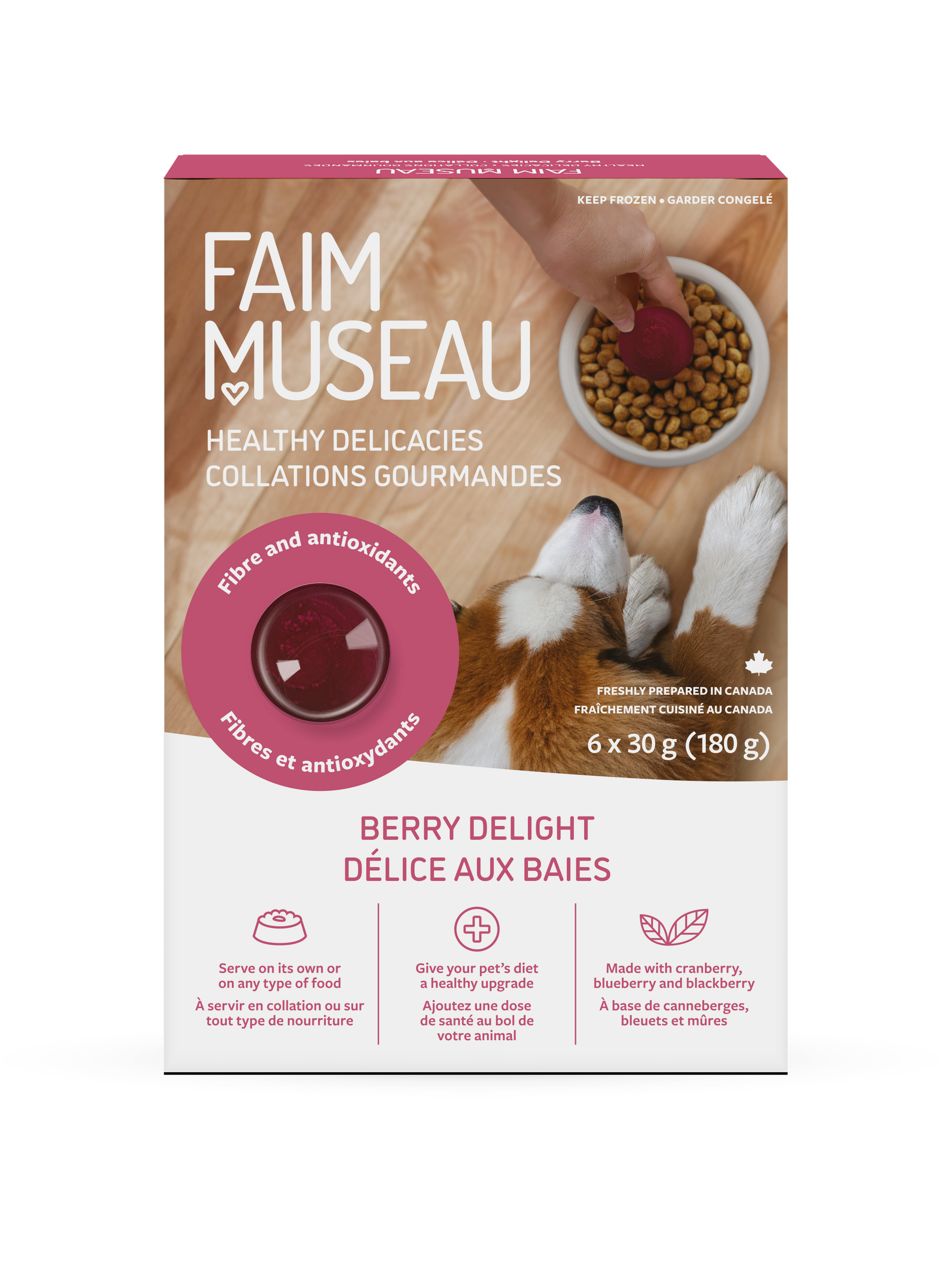 Faim Museau Berry delights 6 x 30g (180g)