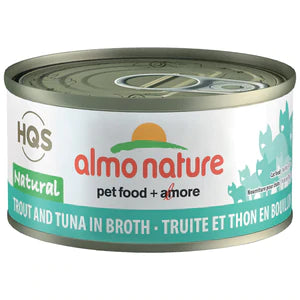 Almo Nature Natural for Cat, Trout and Tuna in Broth 70 g.