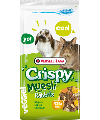 Crispy muesli for rabbits