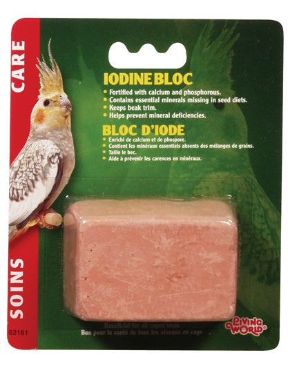 Living World Iodine Block for Birds - Large
