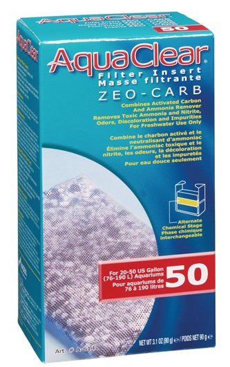 AquaClear 50 Zeo-Carb Filter Insert - 90 g (3.1 oz)