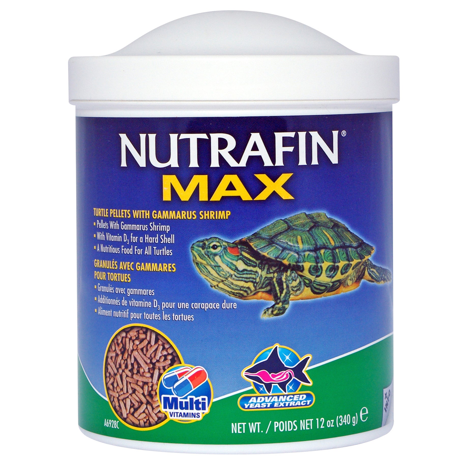 Nutrafin Max Turtle Pellets With Gammarus Shrimp 
