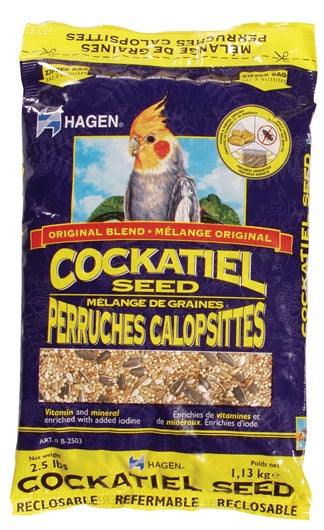 Mélange de graines de base EVM Hagen pour perruches calopsittes