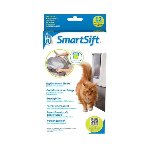Catit Design SmartSift Replacement Liners - 12 pack For Cat Pan Base
