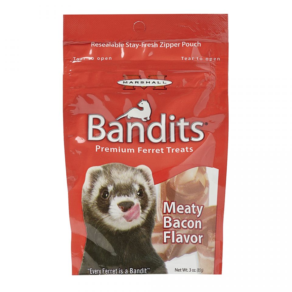 Bandit Ferret Treats Bacon 3oz (85g)