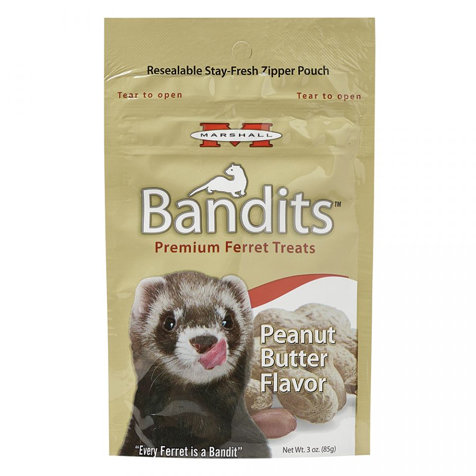 Bandits Ferret Treats Peanut Butter 3oz (85g)