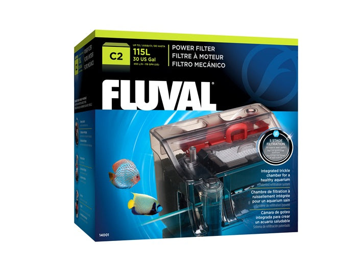 Filtre à moteur Fluval C2, 115 L (30 gal US)