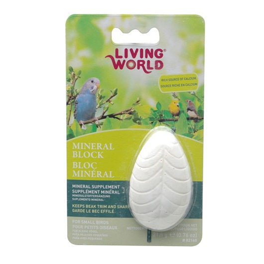 Living World mineral block for wavy parakeets