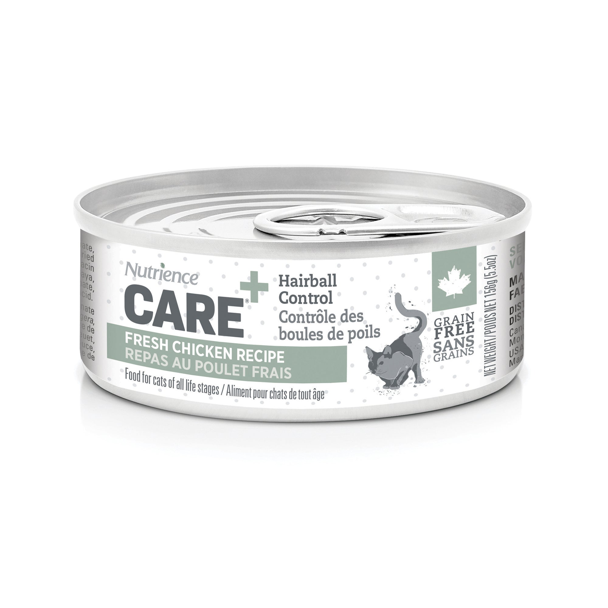 Nutrience Care Hairball Control Pâté for Cats - Fresh Chicken Recipe - 156 g (5.5 oz)