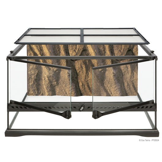Terrarium en verre Exo Terra, moyen, bas, 60 x 45 x 30 cm (24 x 18 x 12 po)