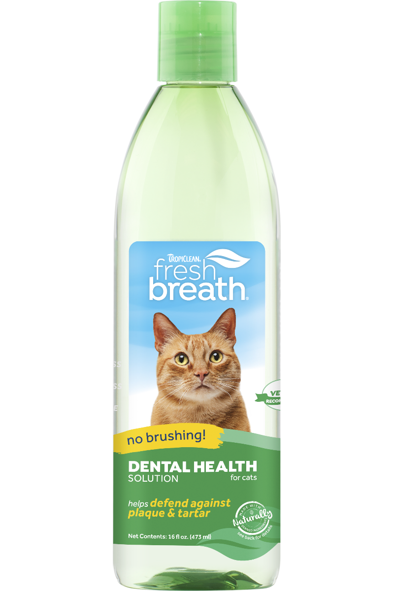 FRESH BREATH Dental Health Solution for Cats 473ml
