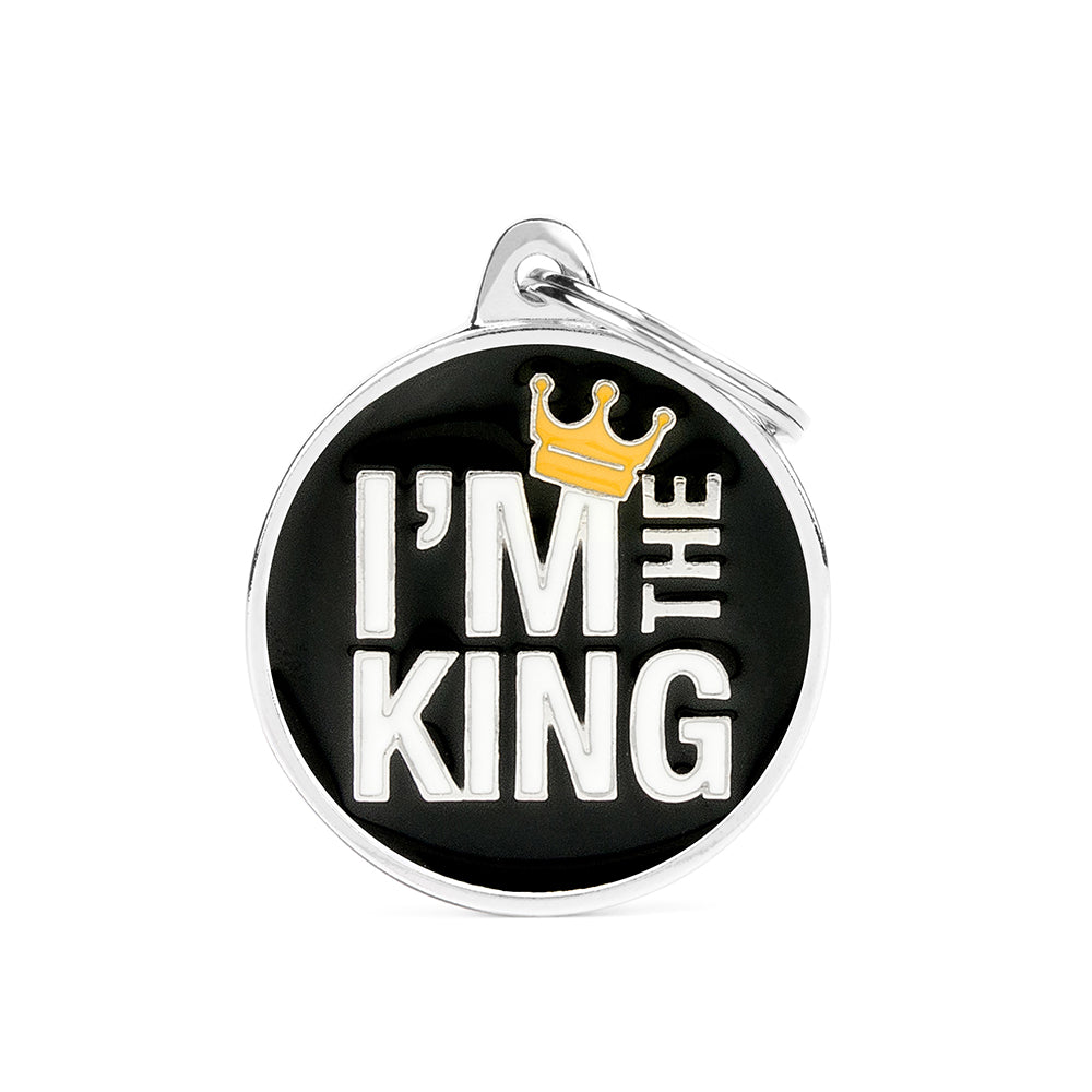 ID Tag The King Lg (inscription on 1 side only)