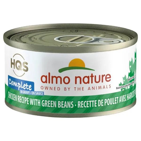 Almo Nature Complete for Cats Chicken recipe with Green Beans in gravy  70 g.