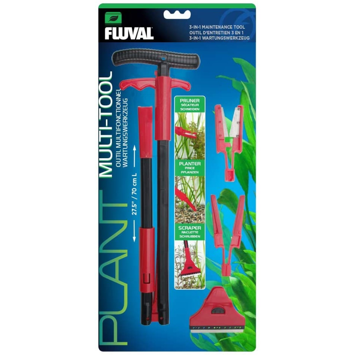 Fluval Plant Multi-Tool – 3-in-1 Maintenance Tool