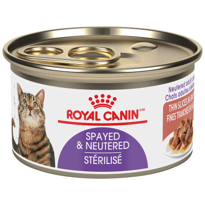 Royal Canin pour chat stérilisé fines tranches en sauce 85g