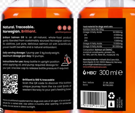 Huile de Saumon 300ml