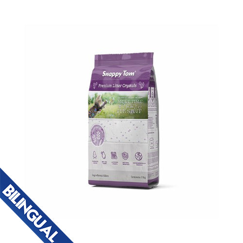 Snappy Tom Crystal Cat Litter - lavender 2 kg