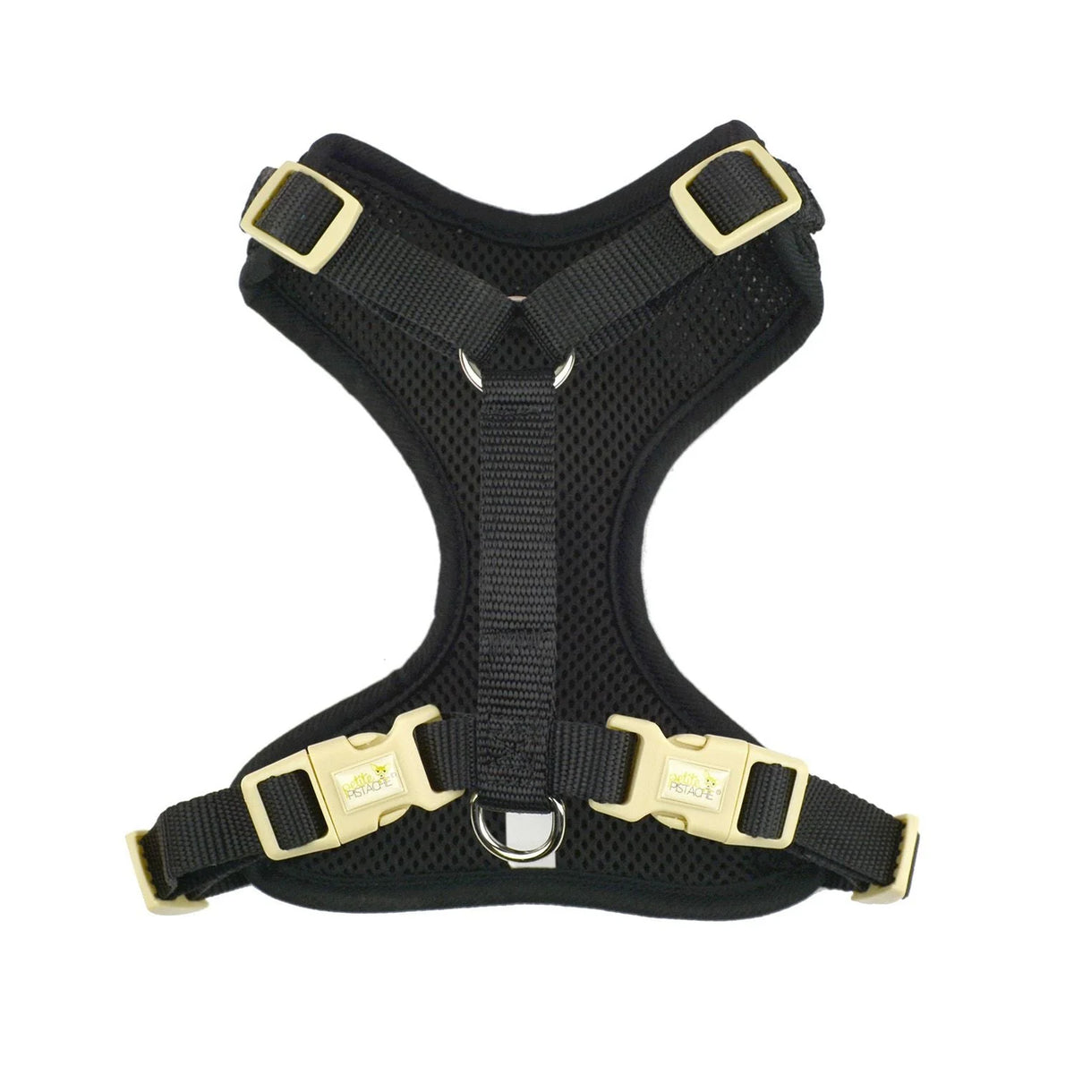 Harnais en maille Petite Pistache pour très petits chiens NOIR 2XS - La niche&amp;moi