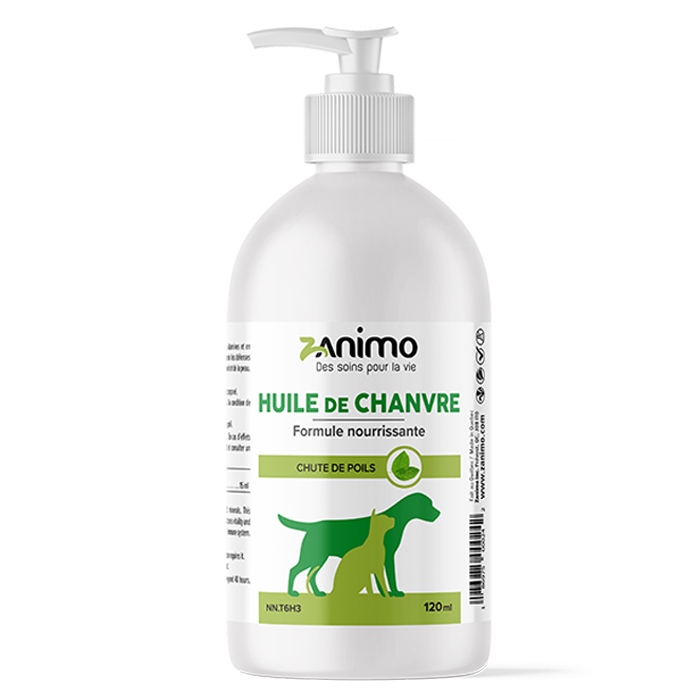 Zanimo HUILE DE CHANVRE 100% biologique - La niche&moi