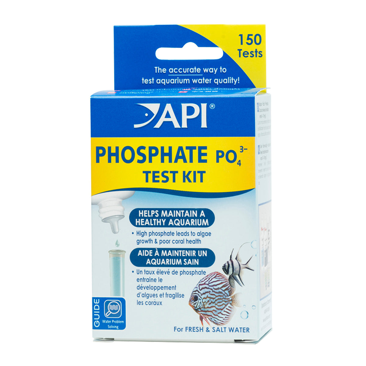 API Kit de test de phosphate - eau douce/eau salée - La niche&amp;moi