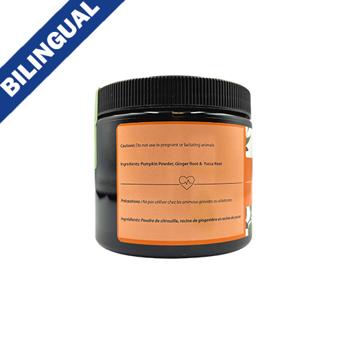 Livstrong Citrouille + Rendorce, Soutien à la Santé Du Chiens et Chats 120g - La niche&amp;moi