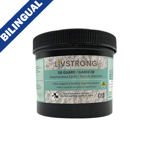 Livstrong Garde de Terre de Diatomées, Soutien Sanitaire Chiens et Chats 300g - La niche&amp;moi