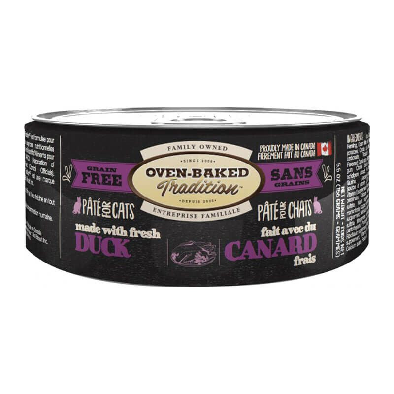 Pâté Sans Grains Oven-Baked Tradition Pour Chat Adulte – CANARD 5.5oz - La niche&moi