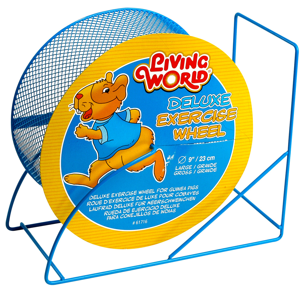 Roue d’exercice de luxe Living World XL (9pouces) - La niche&amp;moi