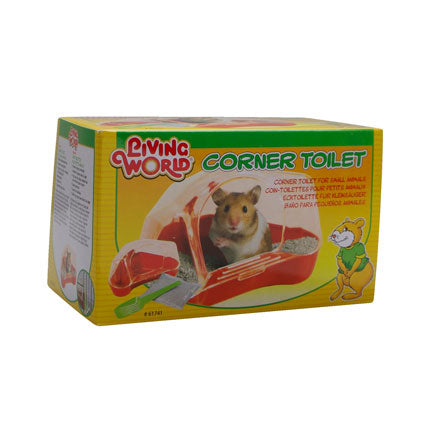 LW toilettes pour hamster, M, rouge - La niche&moi