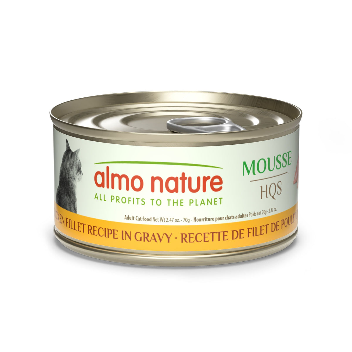 Almo Nature Hqs Natural - Mousse, Recette De Filet De Poulet En Sauce 70gr - La niche&amp;moi
