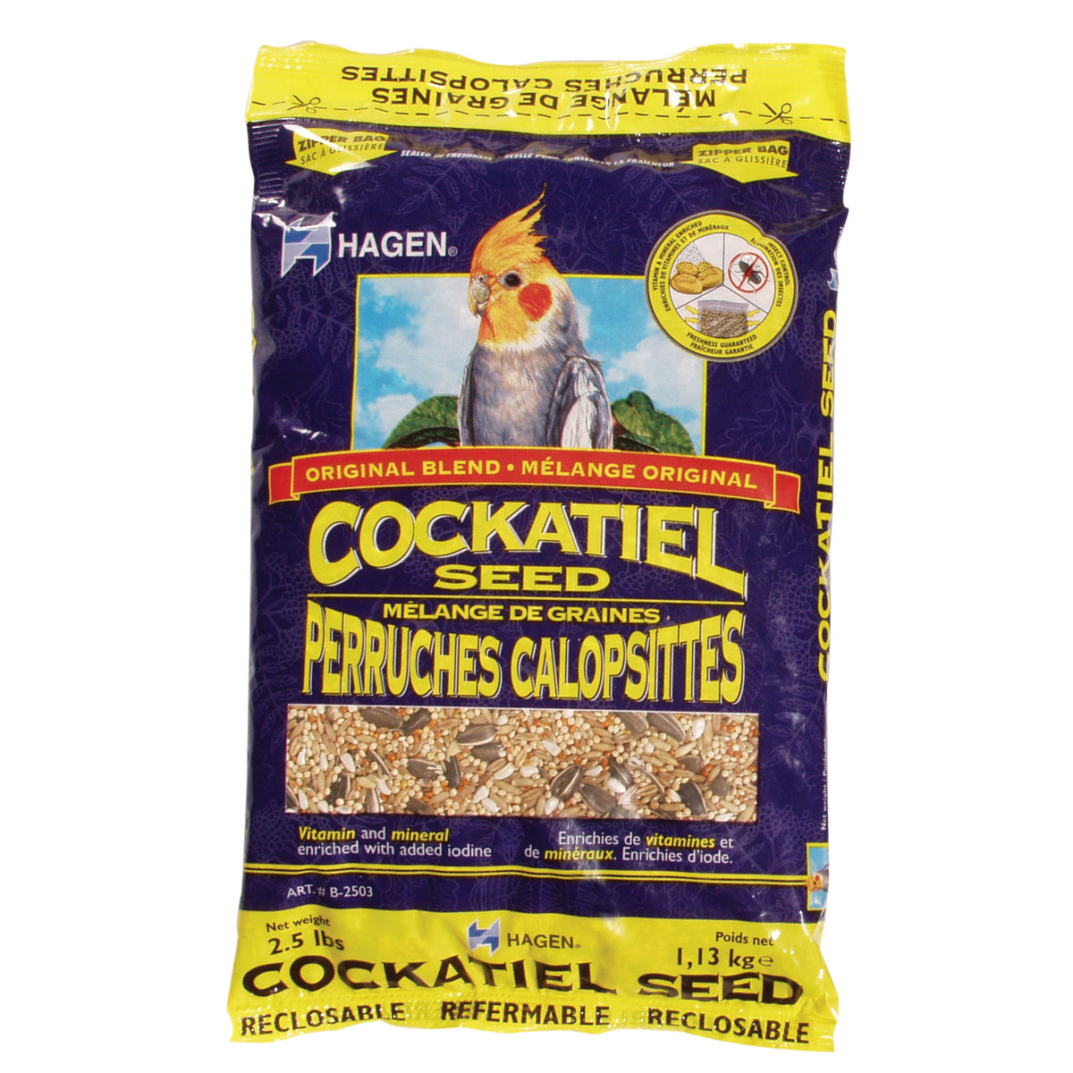 Hagen Cockatiel Staple VME Seed - 1.13 kg (2.5 lb)