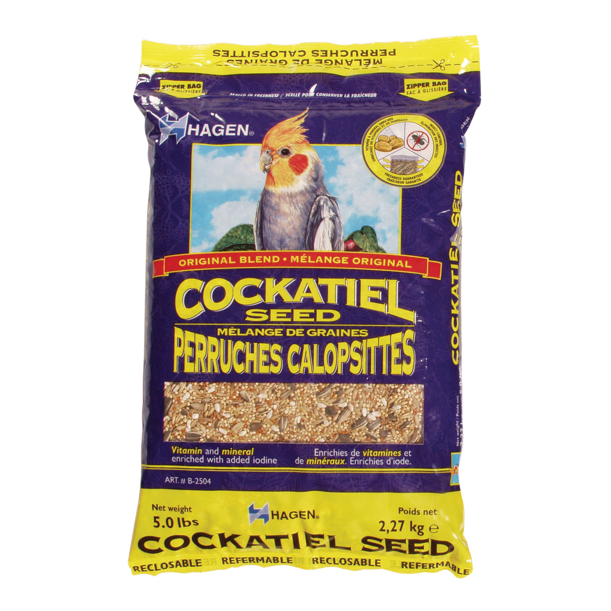 Hagen Cockatiel Staple VME Seed - 2.27 kg (5lb)