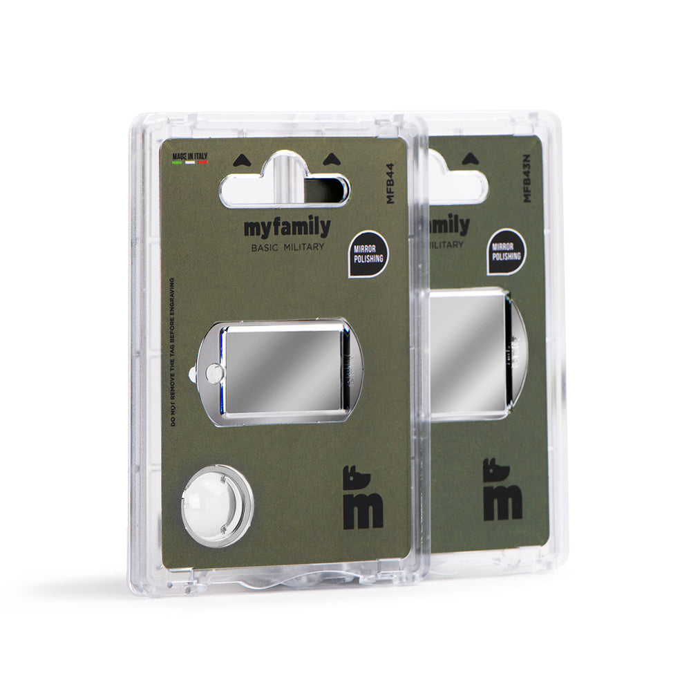 Militaire Chrome Basique (petit) - La niche&amp;moi