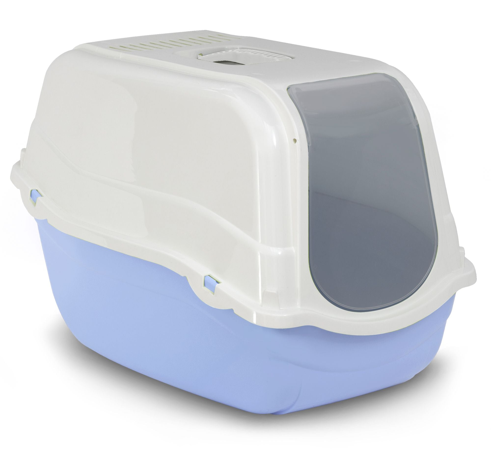 Bergamo Roméo Litter Box With Top - Azure Blue 57x39x41cm