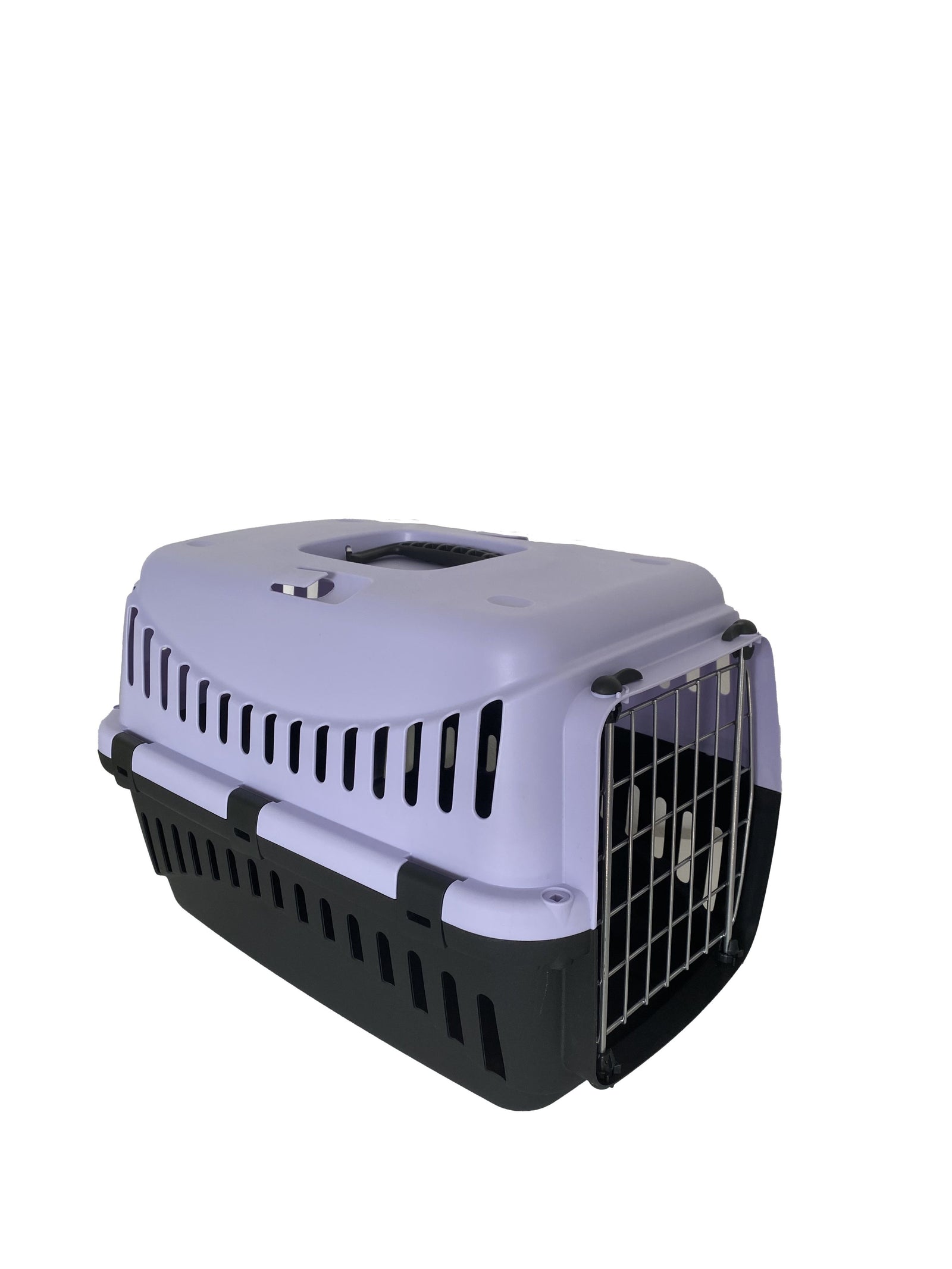 Bergamo Gipsy Eco Pet Carrier With Metal Door - Lilac, Large 58x38x38cm