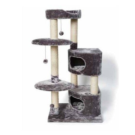 Bud'z Complete Cat Tree 5 Levels/Cachette Grey (65x50x133cm)