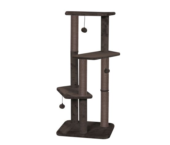 Bud&#39;z Arbre à Chat 3 Niveaux Avec Sisal (50x40x111 cm) Brun - La niche&amp;moi