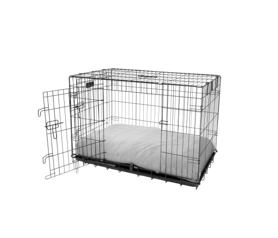 Bud&#39;z Lit Plat Quartz, Idéal Pour Les Cages - Gris 43x28x10cm (cage 18&quot;) - La niche&amp;moi