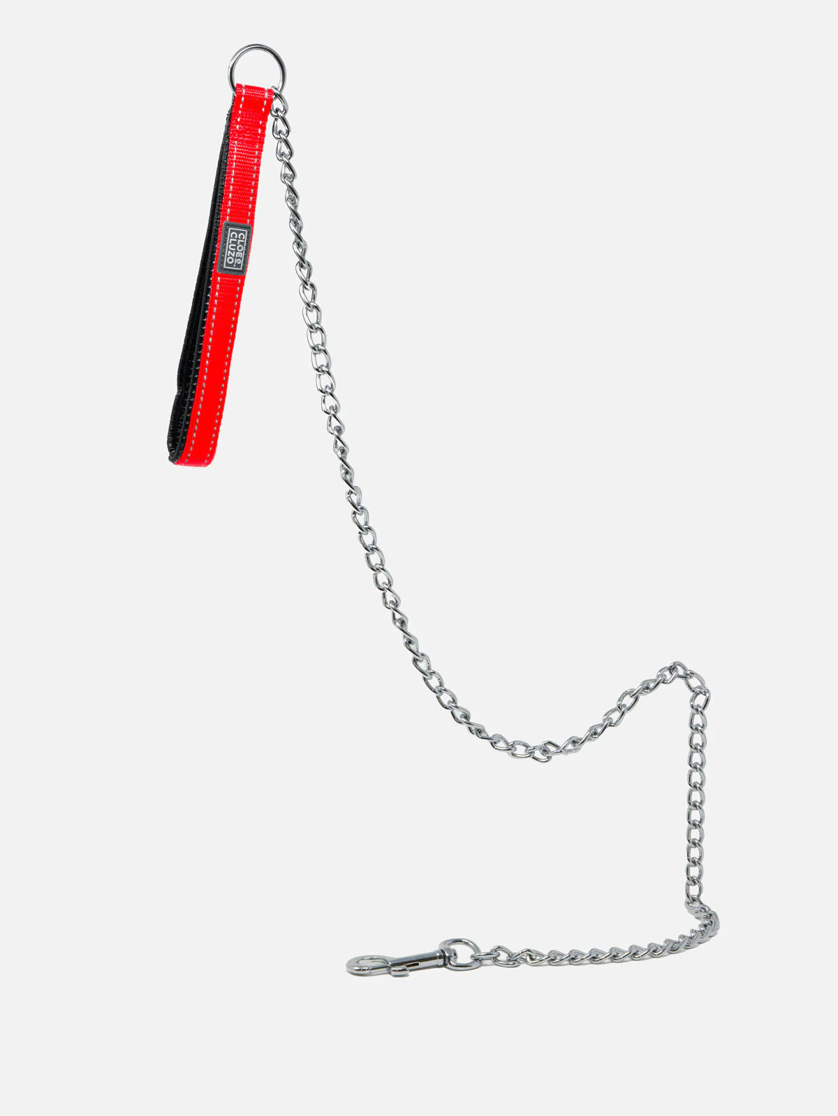 Laisse en Chaîne Cloe & Cluzo ROUGE 4`` - La niche&moi