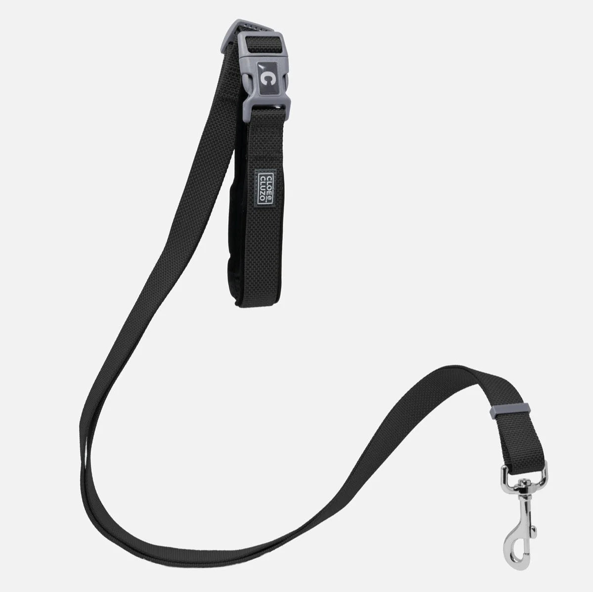 Laisse Cloe &amp; Cluzo pour chien réglable en 5 directions NOIR M/LG - La niche&amp;moi