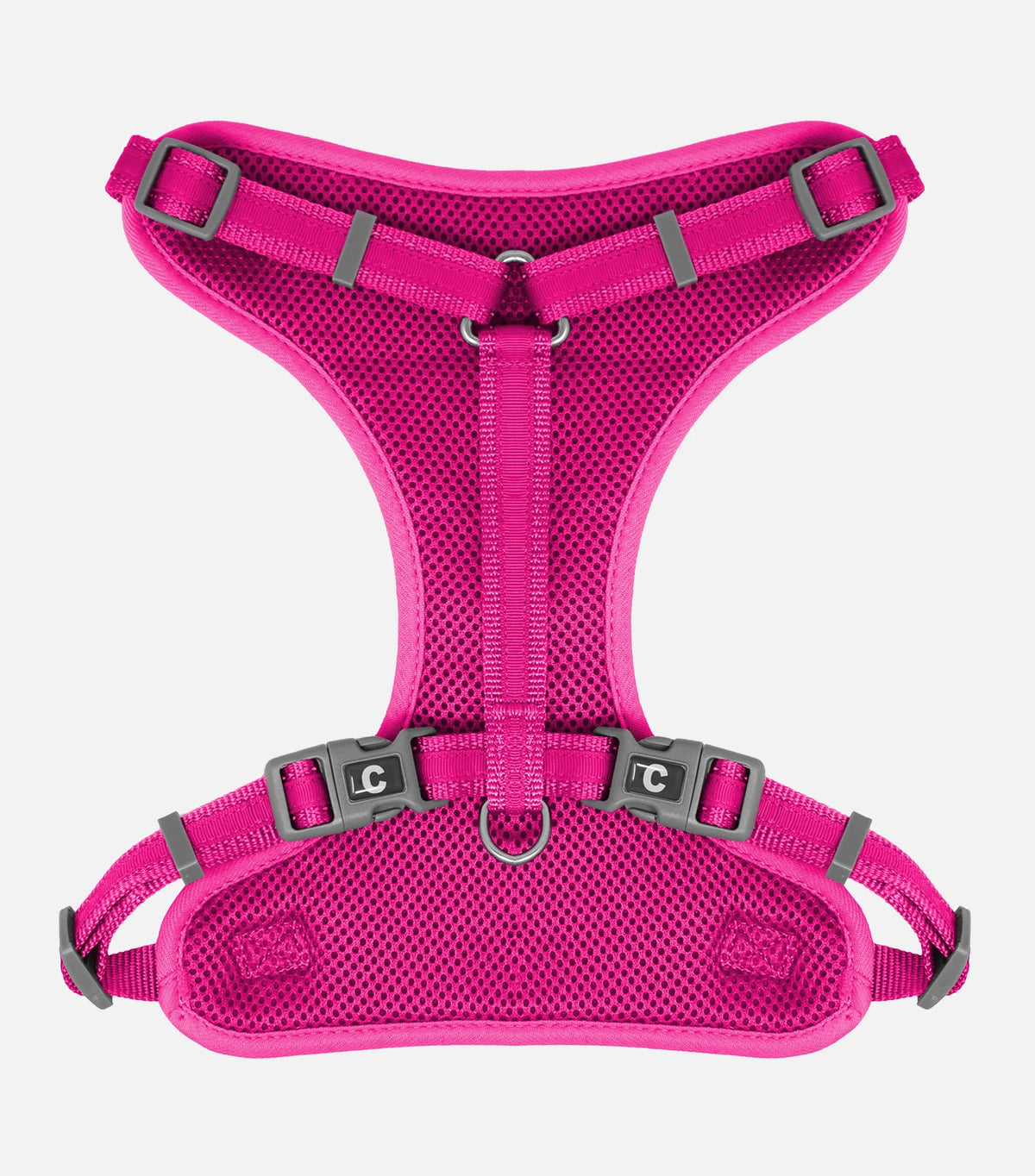 Harnais en maille réglable pour chiens,FUSHIA S/M - La niche&amp;moi