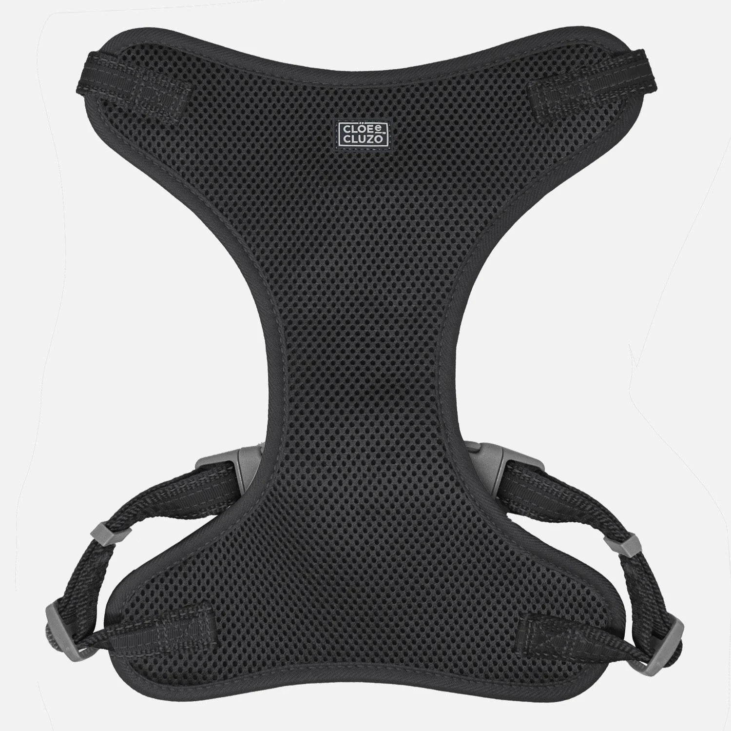 Harnais en maille réglable pour chiens, noir XS/S - La niche&moi