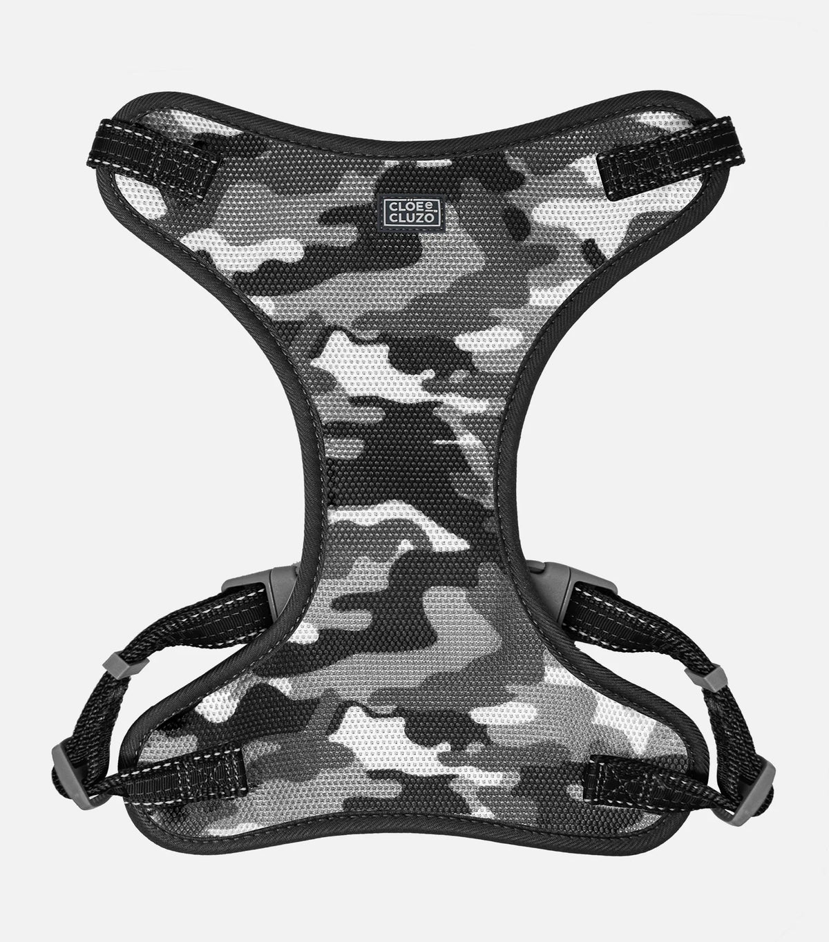 Harnais en maille réglable pour chiens, CAMO S/M - La niche&amp;moi