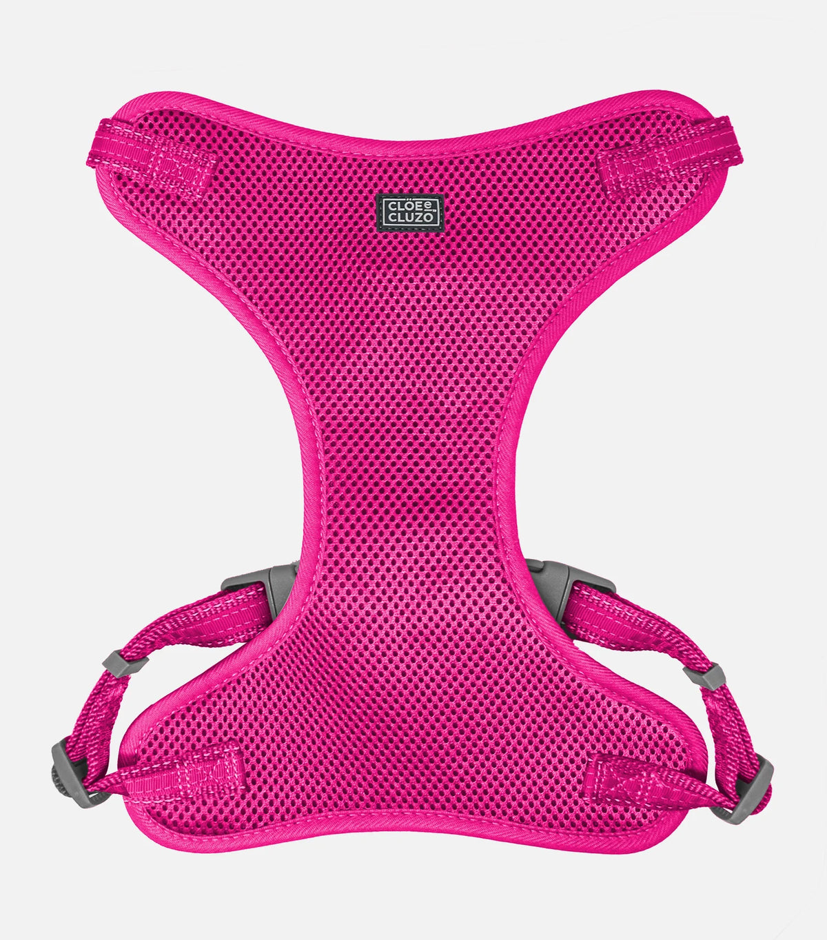 Harnais en maille réglable pour chiens,FUSHIA S/M - La niche&amp;moi