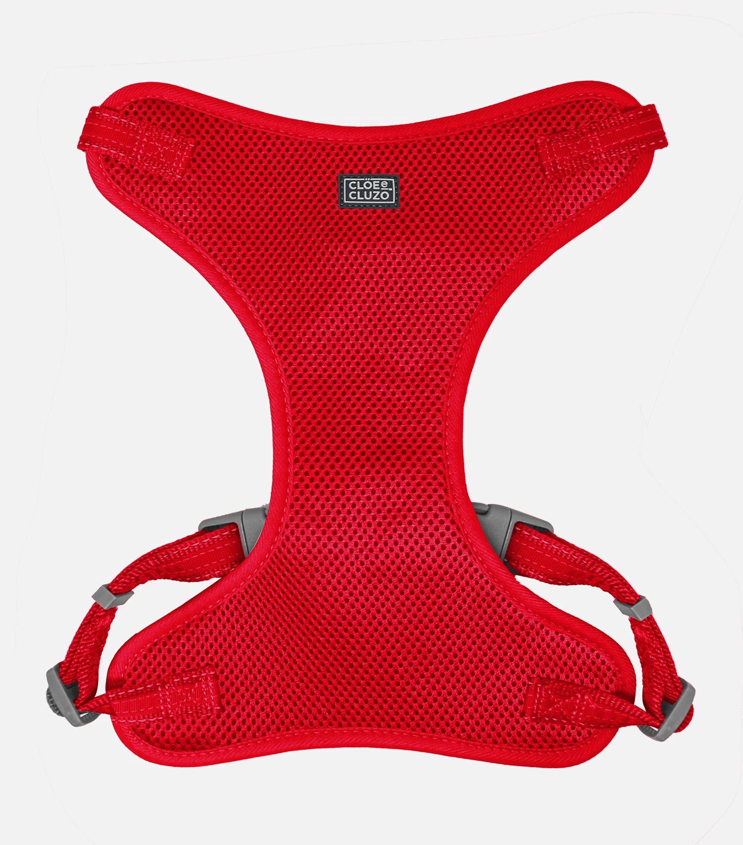 Harnais en maille réglable pour chiens, ROUGE XS/S - La niche&moi