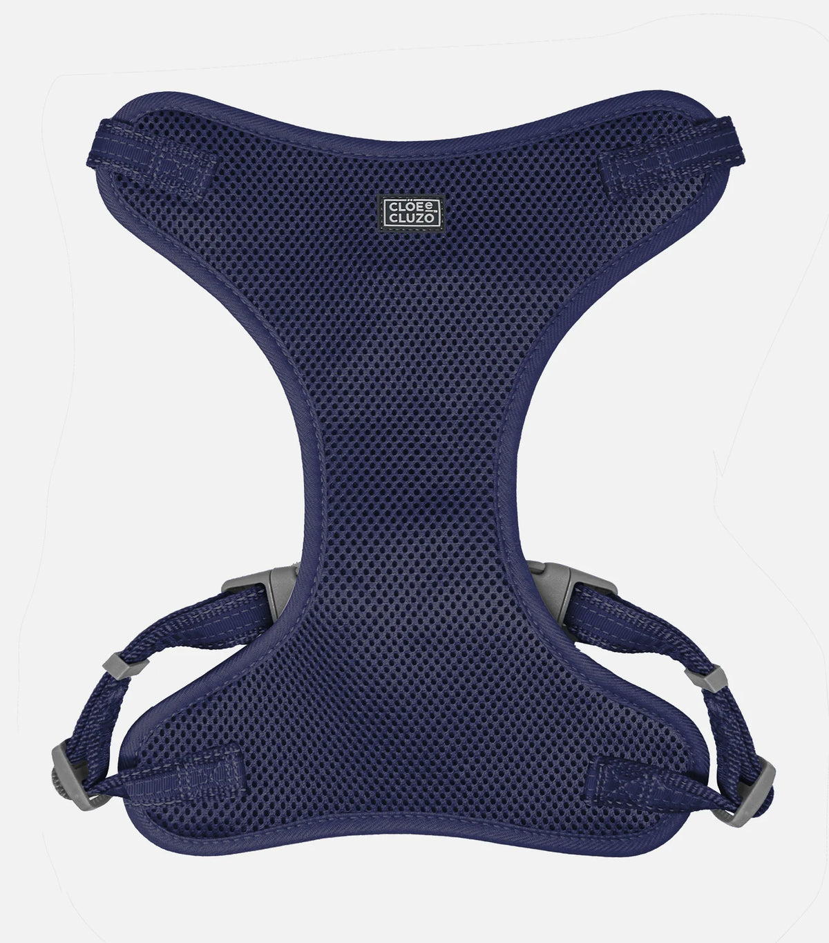 Harnais en maille réglable pour chiens, BLEU MARIN S/M - La niche&amp;moi