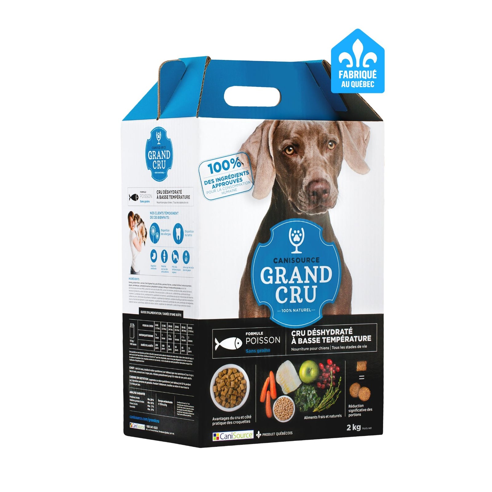 Canisource Grand Cru Nourriture Pour Chien, Sans Grains - Poisson - La niche&moi